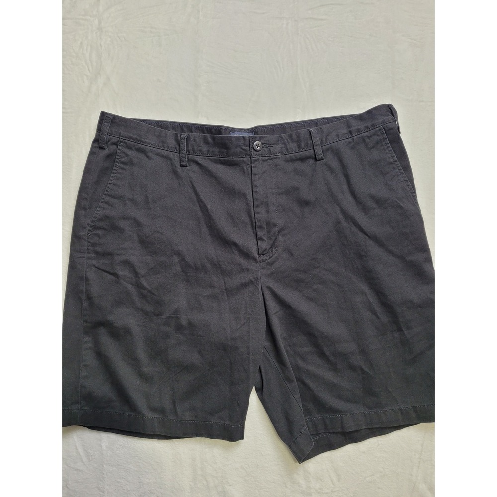 Nautica The Deck Short Mens 42 black Classic Fit Cotton Chino
